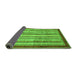 Sideview of Abstract Green Modern Rug, abs3752grn