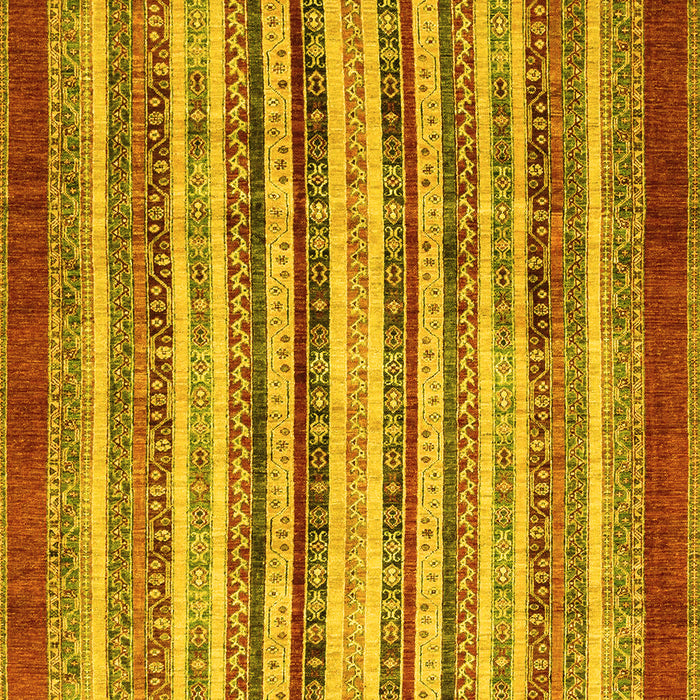 Abstract Yellow Modern Rug, abs3752yw