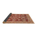 Sideview of Abstract Red Oriental Rug, abs3753