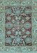 Oriental Light Blue Traditional Rug, abs3753lblu