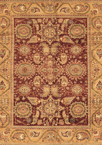 Oriental Brown Traditional Rug, abs3753brn