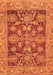 Oriental Orange Traditional Rug, abs3753org