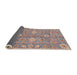 Sideview of Abstract Mauve Taupe Purple Oriental Rug, abs3754