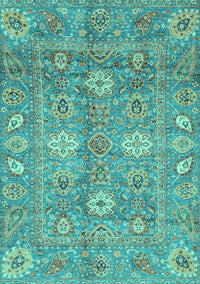 Oriental Turquoise Traditional Rug, abs3754turq