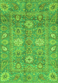 Oriental Green Traditional Rug, abs3754grn