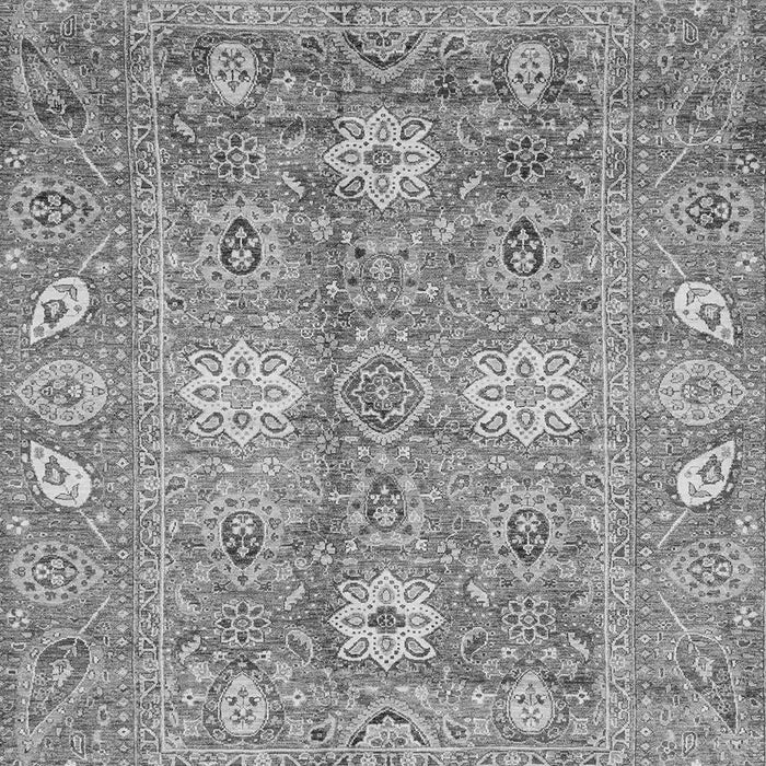 Machine Washable Oriental Gray Traditional Rug, wshabs3754gry