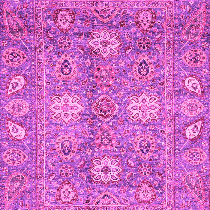Machine Washable Oriental Pink Traditional Rug, wshabs3754pnk