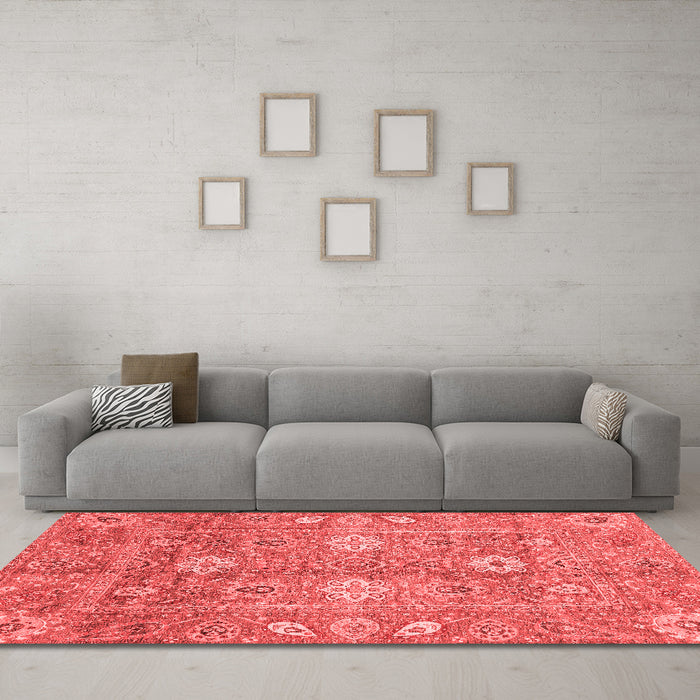 Traditional Red Washable Rugs