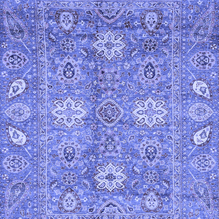 Machine Washable Oriental Blue Traditional Rug, wshabs3754blu