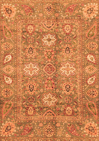 Oriental Orange Traditional Rug, abs3754org