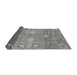 Sideview of Oriental Gray Traditional Rug, abs3754gry