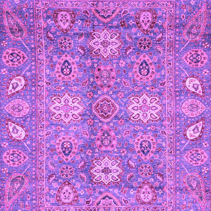 Machine Washable Oriental Purple Traditional Area Rugs, wshabs3754pur
