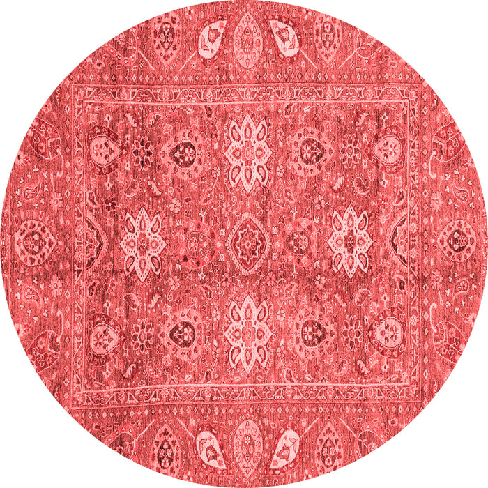 Machine Washable Oriental Red Traditional Rug, wshabs3754red