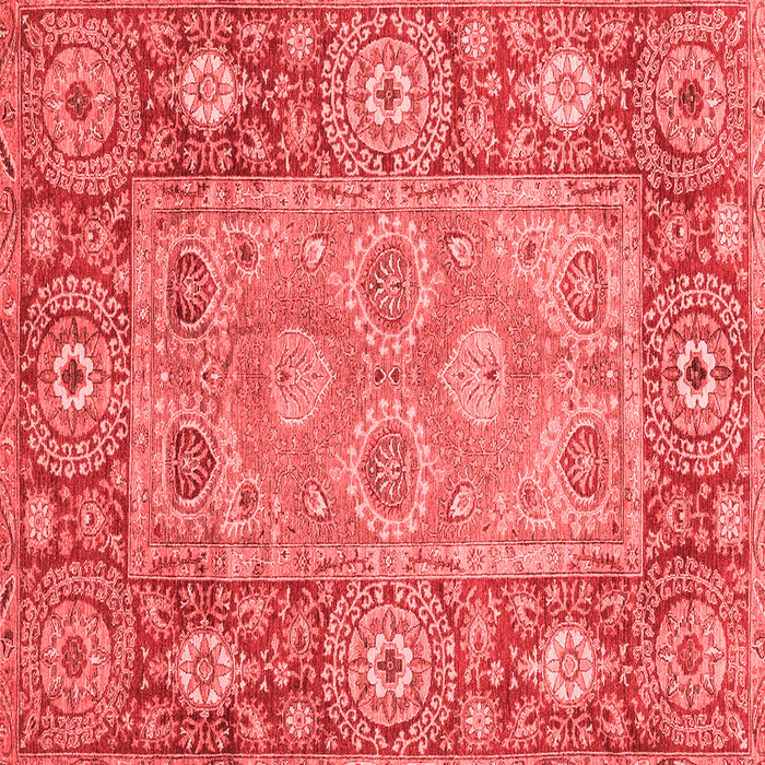Machine Washable Oriental Red Traditional Rug, wshabs3755red