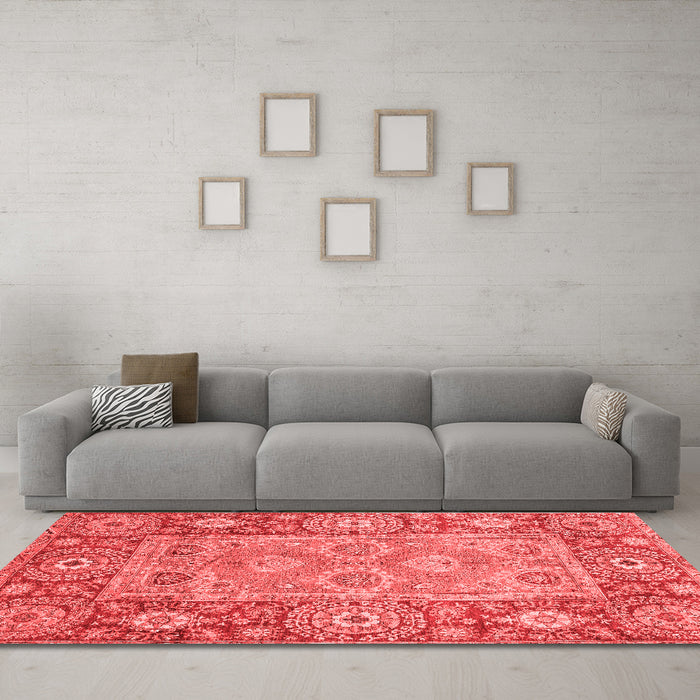 Traditional Red Washable Rugs