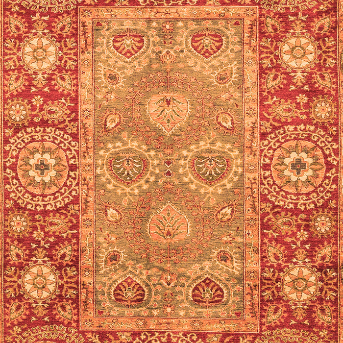 Oriental Orange Traditional Rug, abs3755org