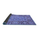 Sideview of Oriental Blue Traditional Rug, abs3755blu