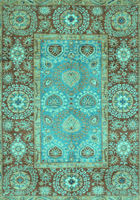 Oriental Turquoise Traditional Rug, abs3755turq