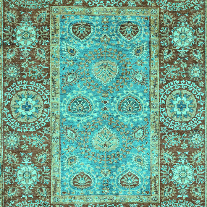 Oriental Turquoise Traditional Rug, abs3755turq