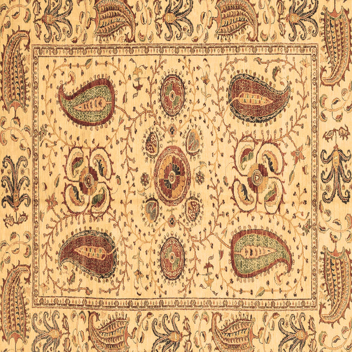 Square Machine Washable Abstract Brown Modern Rug, wshabs3756brn