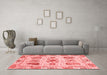 Modern Red Washable Rugs