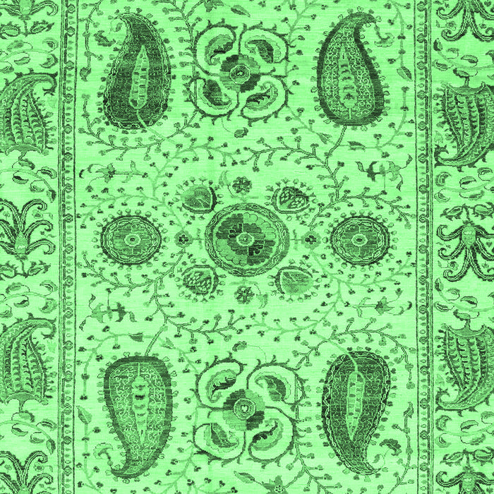 Abstract Emerald Green Modern Rug, abs3756emgrn