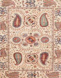 Machine Washable Abstract Rust Pink Rug, wshabs3756