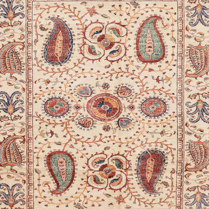 Abstract Rust Pink Modern Rug, abs3756