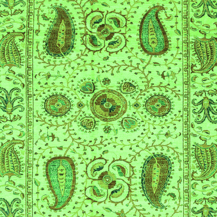 Abstract Green Modern Rug, abs3756grn