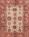 Abstract Brown Oriental Rug, abs3757