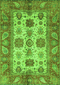 Oriental Green Traditional Rug, abs3757grn