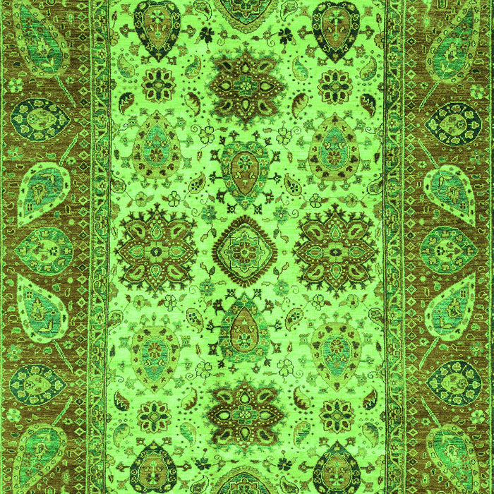 Oriental Green Traditional Rug, abs3757grn