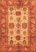 Oriental Orange Traditional Rug, abs3757org