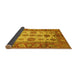 Sideview of Oriental Yellow Traditional Rug, abs3757yw