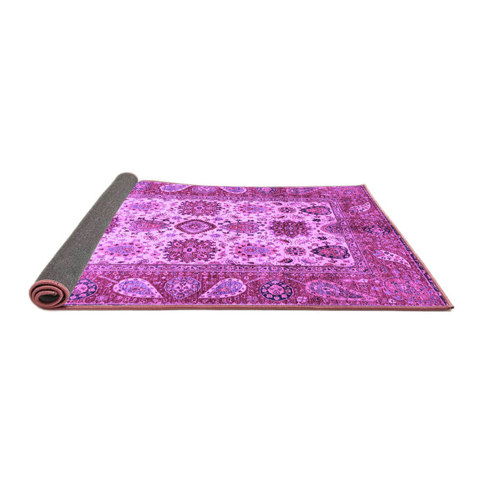 Sideview of Oriental Purple Traditional Rug, abs3757pur
