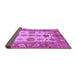 Sideview of Oriental Purple Traditional Rug, abs3757pur