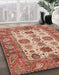 Machine Washable Abstract Brown Sugar Brown Rug in a Family Room, wshabs3757