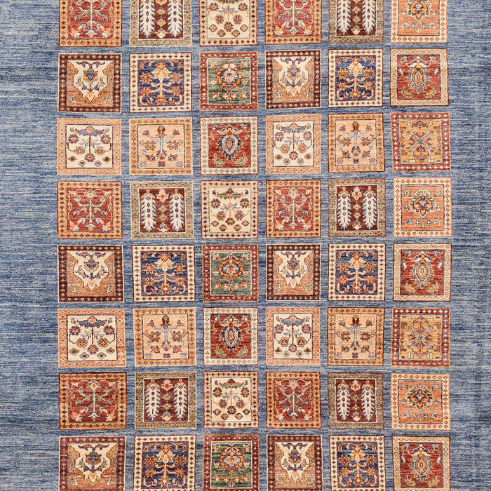 Machine Washable Abstract Rosy-Finch Purple Rug, wshabs3758