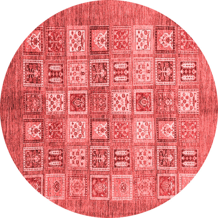Machine Washable Abstract Red Modern Rug, wshabs3758red