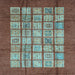 Square Abstract Light Blue Modern Rug, abs3759lblu