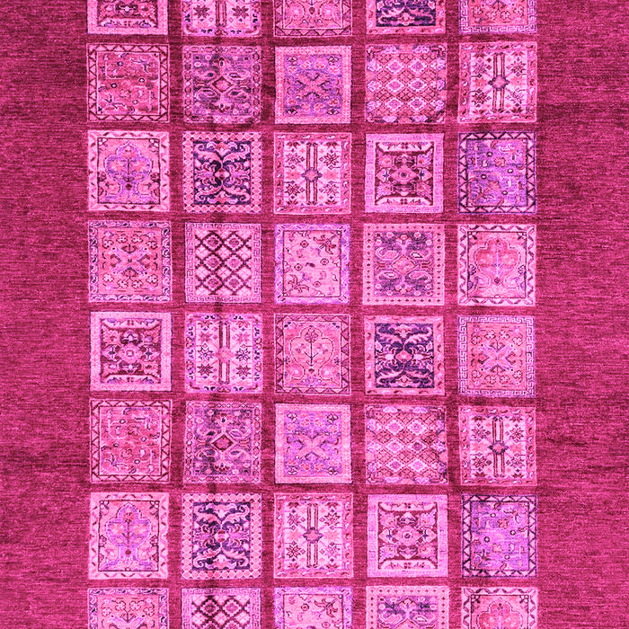 Machine Washable Abstract Pink Modern Rug, wshabs3759pnk