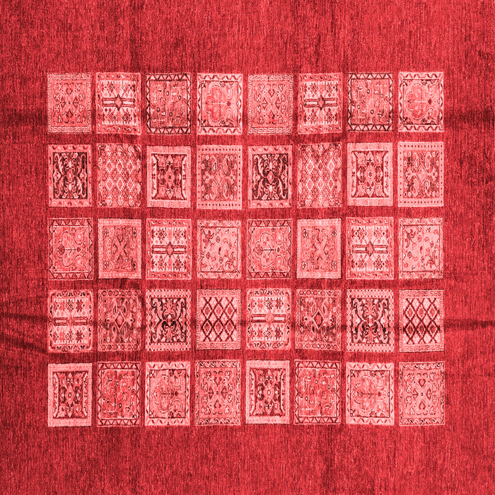 Machine Washable Abstract Red Modern Rug, wshabs3759red