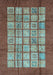 Abstract Light Blue Modern Rug, abs3759lblu