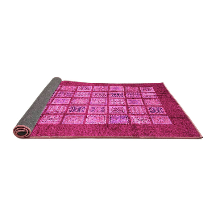 Sideview of Abstract Pink Modern Rug, abs3759pnk