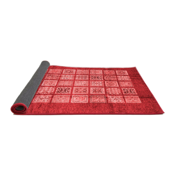 Abstract Red Modern Area Rugs