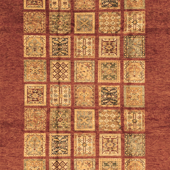 Abstract Brown Modern Rug, abs3759brn