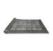 Sideview of Abstract Gray Modern Rug, abs3759gry