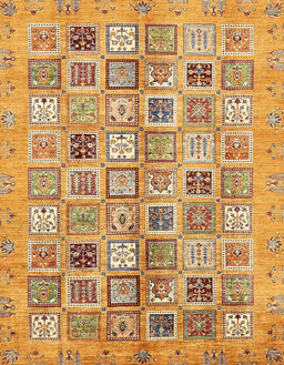 Abstract Red Modern Rug, abs375