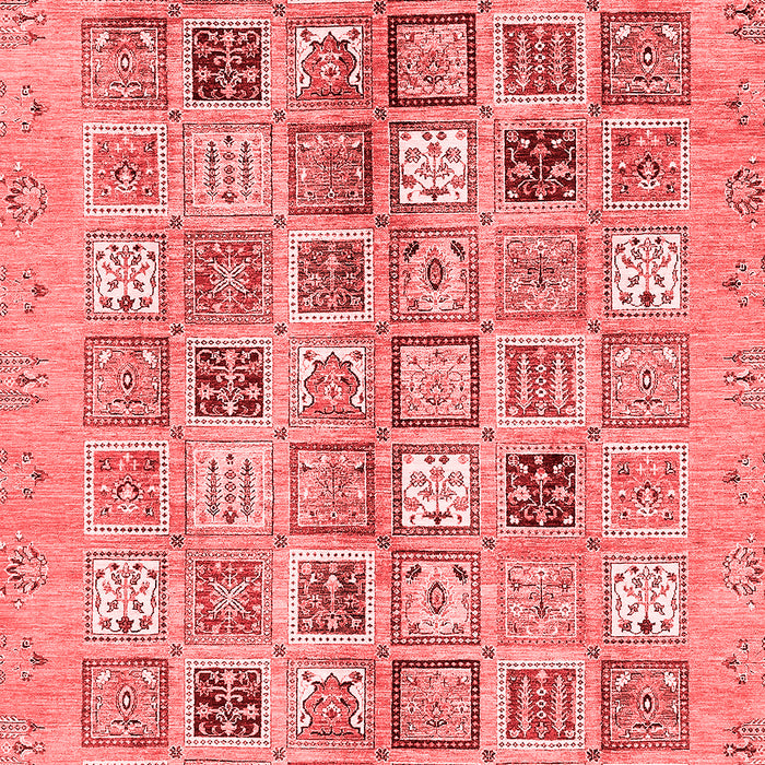 Abstract Red Modern Area Rugs