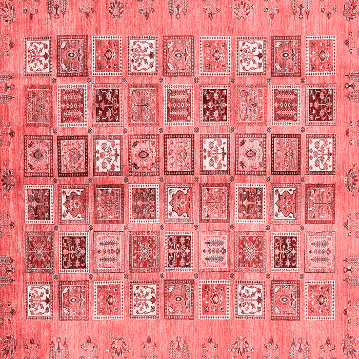 Abstract Red Modern Rug, abs375red